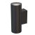 MANTRA PERE Outdoor WALL LIGHT  IP65 2L*GU10 BLACK