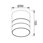 MANTRA SALER outdoor SPOT / WALL LAMP IP65 1L*GX53 CORTEN