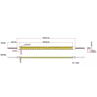 MANTRA TIRAS LED STRIPS TEK LED STRIP 24V COB 12w/m IP65 3000K ROLL 5M