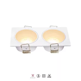 MANTRA ANTILLA TEK SPOT RECESSED Mini GU10 2L WHITE