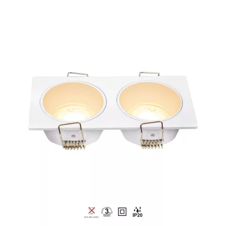 MANTRA ANTILLA TEK SPOT RECESSED Mini GU10 2L WHITE