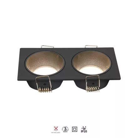 MANTRA ANTILLA TEK SPOT RECESSED Mini GU10 2L BLACK