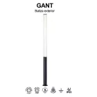MANTRA GANT outdoor column 205 cm IP65 43 W 3000 K BLACK