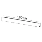 MANTRA MAGNETO TEK SURFACE RAIL 1 M WHITE