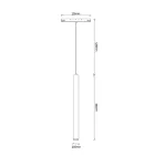 MANTRA MAGNETO TEK SUSPENDED 5W WHITE 3000K
