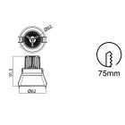 MANTRA FORMENTERA TEK Spot recessed LED 