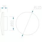 MANTRA BORA BORA TEK wall lamp LED 