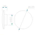  MANTRA-C0111 TEK wall lamp LED