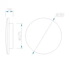  MANTRA-C0112 TEK Wall lamp LED