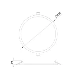 MANTRA SAONA EMPOTRABLE TEK Recessed LED downlight 