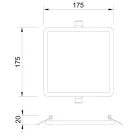 MANTRA SAONA EMPOTRABLE TEK Recessed LED downlight 