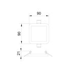 MANTRA SAONA EMPOTRABLE TEK Recessed LED downlight 