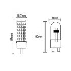 MANTRA BOMBILLAS LED**** LED bulbs G4 5W 4000K 500lm