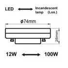 MANTRA BOMBILLAS LED**** LED bulbs GX53 12W 4000K 960lm