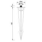 MANTRA-TU0492 OUTDOOR PARTS Exterior SPIKE 16cm