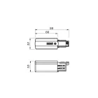 MANTRA CARRILES T TEK END FEED POLARITY LEFT BLACK