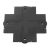 MANTRA CARRILES T TEK COVER PLATE, BLACK, FOR XTS342/XTS352