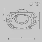 Technical Downlight Dot Downlight DL042-01-RD-B