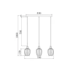 Maytoni design lámpa -MOD033-PL-03-N