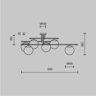 Maytoni Modern Nostalgia Ceiling lamp MOD048CL-06G
