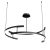 Maytoni Modern Line Pendant lamp MOD054PL-L52B4K