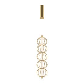 Maytoni Modern Golden Cage Pendant lamp MOD216PL-L10G3K