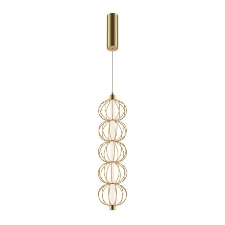 Maytoni Modern Golden Cage Pendant lamp MOD216PL-L10G3K