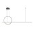 Maytoni Modern Halo Pendant lamp MOD247PL-L49BK