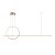 Maytoni Modern Halo Pendant lamp MOD247PL-L49BSK