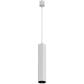   Technical Single phase track system UNITY Focus Track pendant lamp TR025-1-GU10-W