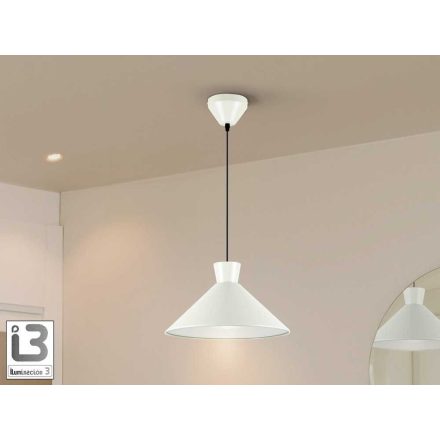 I3-CONO- LAMP 1L. MATTE PEARL
