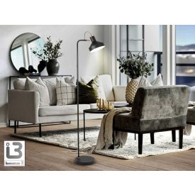 I3 - IRIAS - FLOOR LAMP 1L BLACK-COPPER