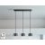I3 - OLAIA - LAMP 3L BLACK-SMOKY