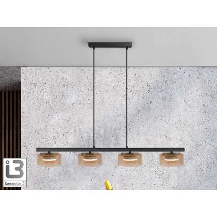 I3 - OLAIA - LAMP 4L BLACK-AMBER
