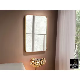 ·ORIO· RECT. MIRROR, 61x81, GOLDEN
