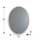  Schuller Orio 127233 Bathroom Mirror