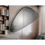 ORIO - TRIANGULAR MIRROR 168x81 BLACK