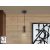 I3 - NIMES - LAMP 1L BLACK-BROWN
