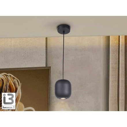 I3 - NIMES - LAMP 1L BLACK