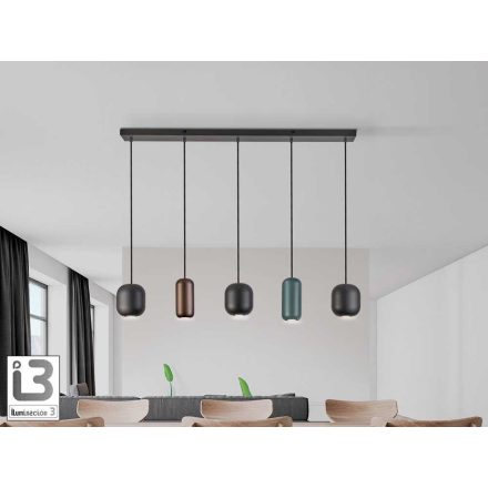 I3 - NIMES - LAMP 5L BLACK-COLOURS