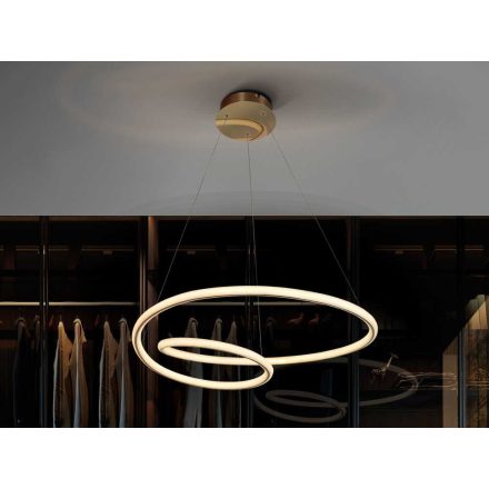 Schuller Tube 138611 Pendant Lamp Matte Gold