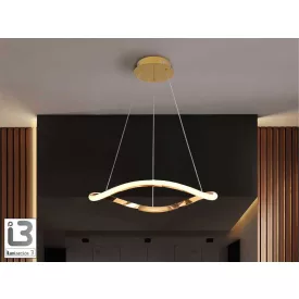 I3-NAOS -ROSE GOLD LAMP 1 RING D60