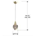  Schuller Aquaria 157025 Single Pendant Lamp