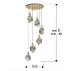  Schuller Aquaria 157261 Multi Pendant Lamp