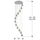  Schuller Aquaria 157308 Multi Pendant Lamp