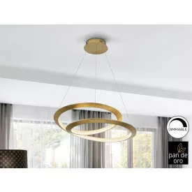 ETERNITY - LAMP GOLD LEAVES Ø60