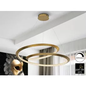ETERNITY - LAMP GOLD LEAVES Ø97