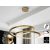 ETERNITY - LAMP GOLD LEAVES Ø97 DIMMABLE