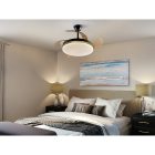 SCHULLER Vento 168360 Ceiling Fan Matte Black LED Dimmable