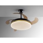  SCHULLER Vento 168360 Ceiling Fan Matte Black LED Dimmable
